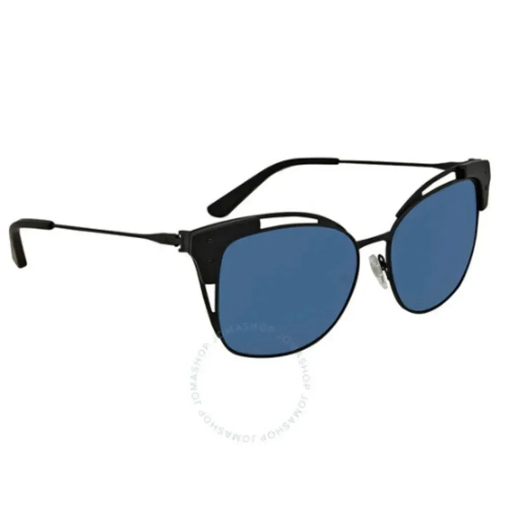 Tory Burch Women's Matte Black Cat Eye Sunglasses TY 6049